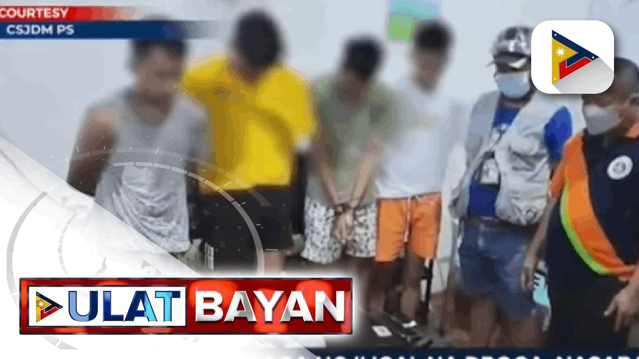 P600-K halaga ng iligal na droga, nasabat sa SJDM, Bulacan; 4 suspects, arestado