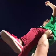 Filho de Pedro Lima foi ver o seu ídolo