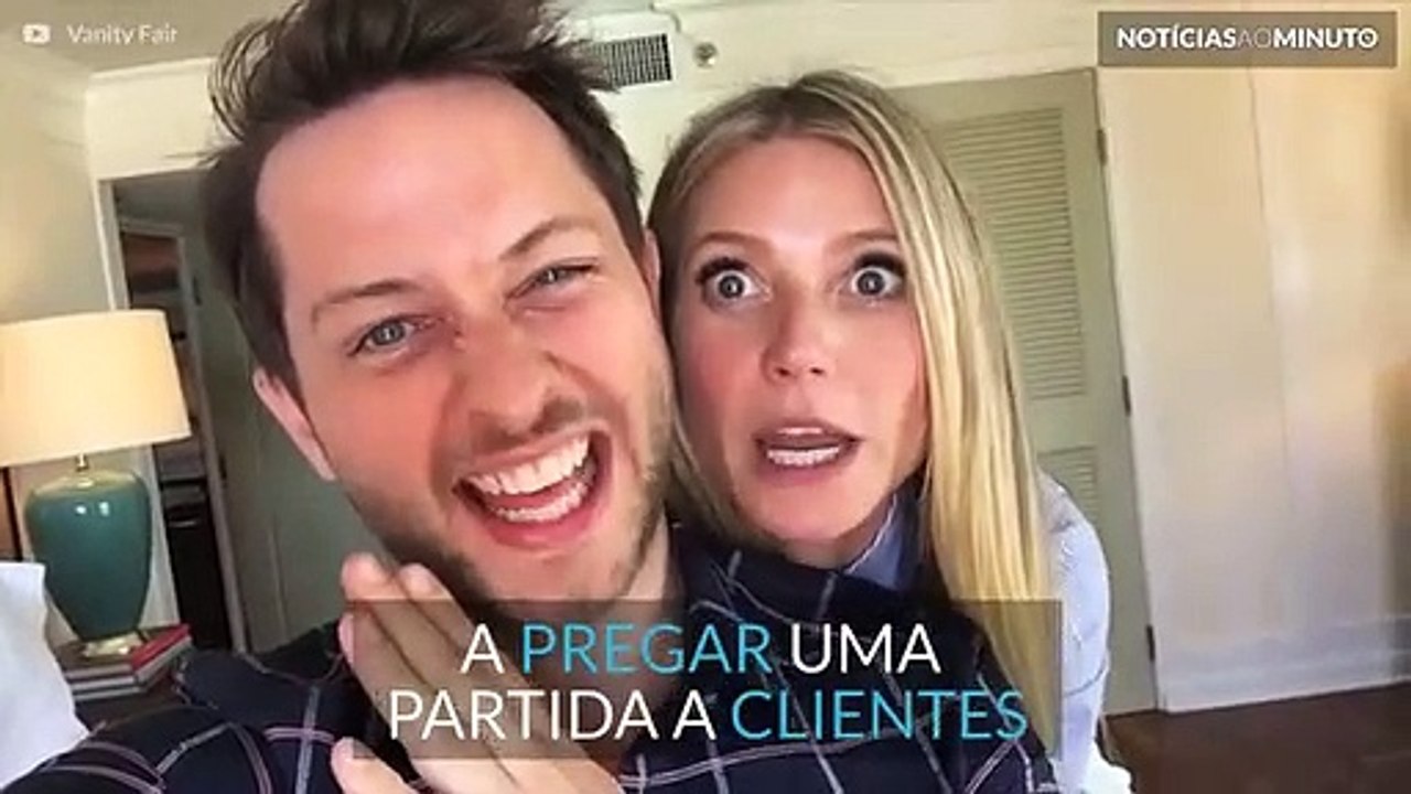 Gwyneth Paltrow prega partida a clientes