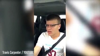 Queria filmar-se a cantar no carro... acabou por gravar acidente