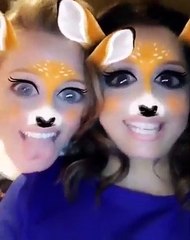 Veja Eva Longoria em Snapchat com Elizabeth Banks