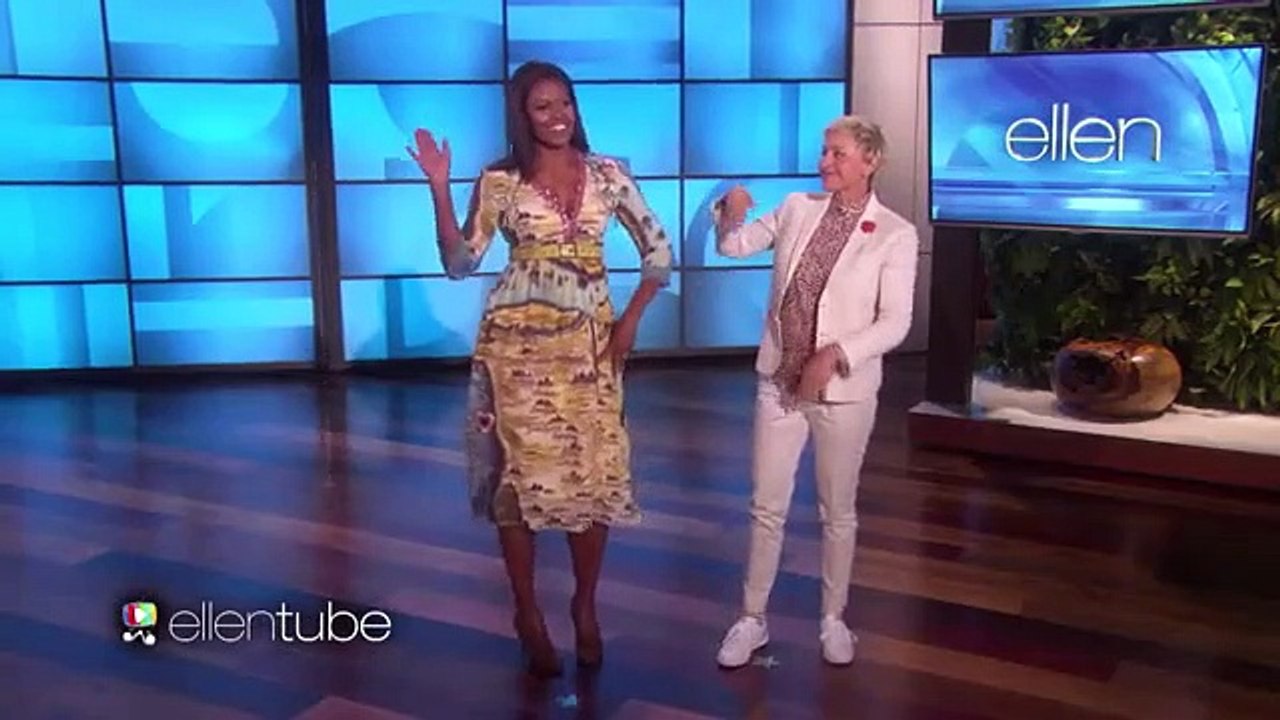 Michelle Obama mostra os seus dotes de apresentadora