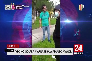 Sujeto con presuntos desórdenes mentales dejó desfigurado a anciano en Surquillo