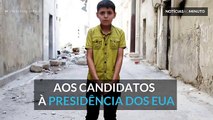 Crianças da Síria colocam questões aos candidatos à Presidência dos EUA