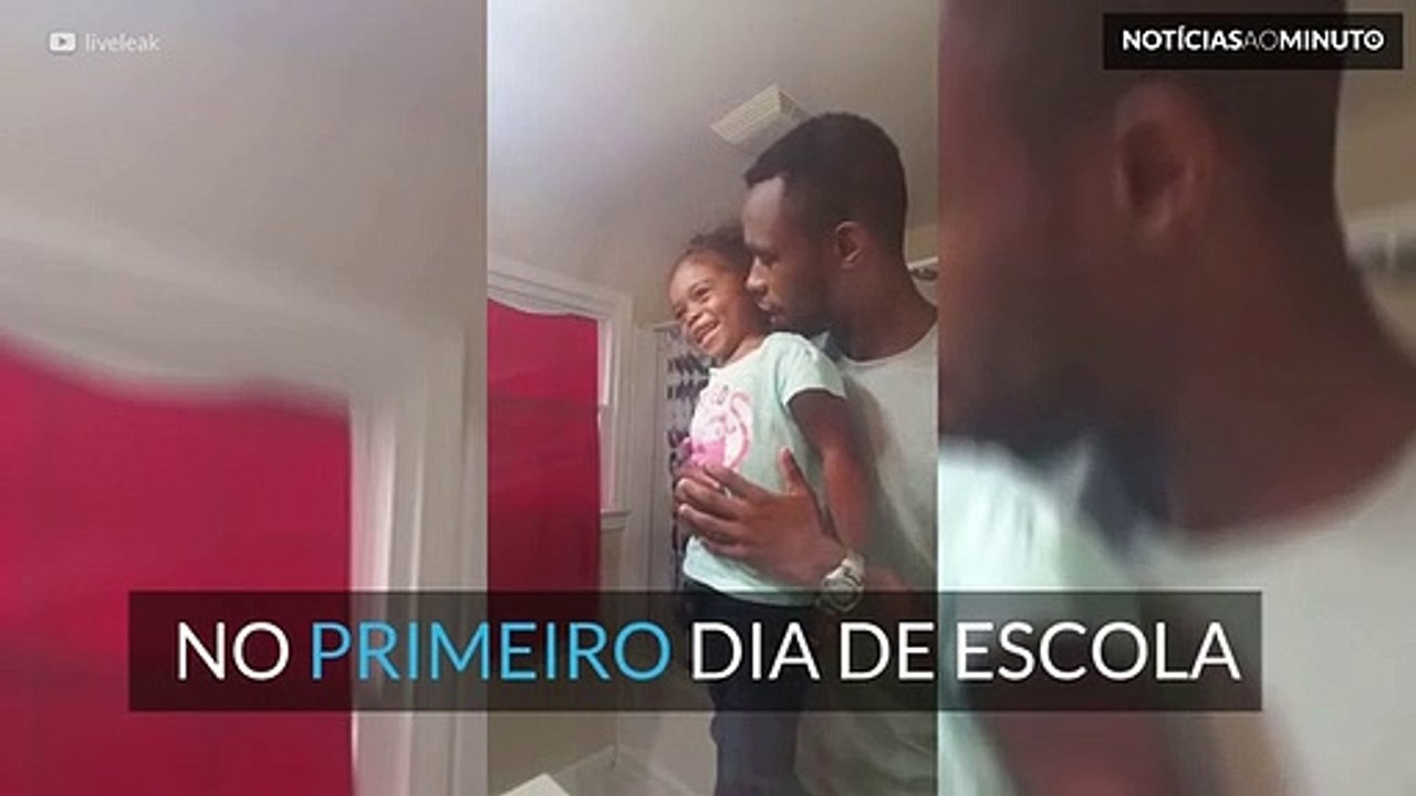Pai incentiva filha