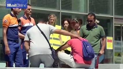 Momento em que pai descobre que filho foi vitima do ataque de Nice