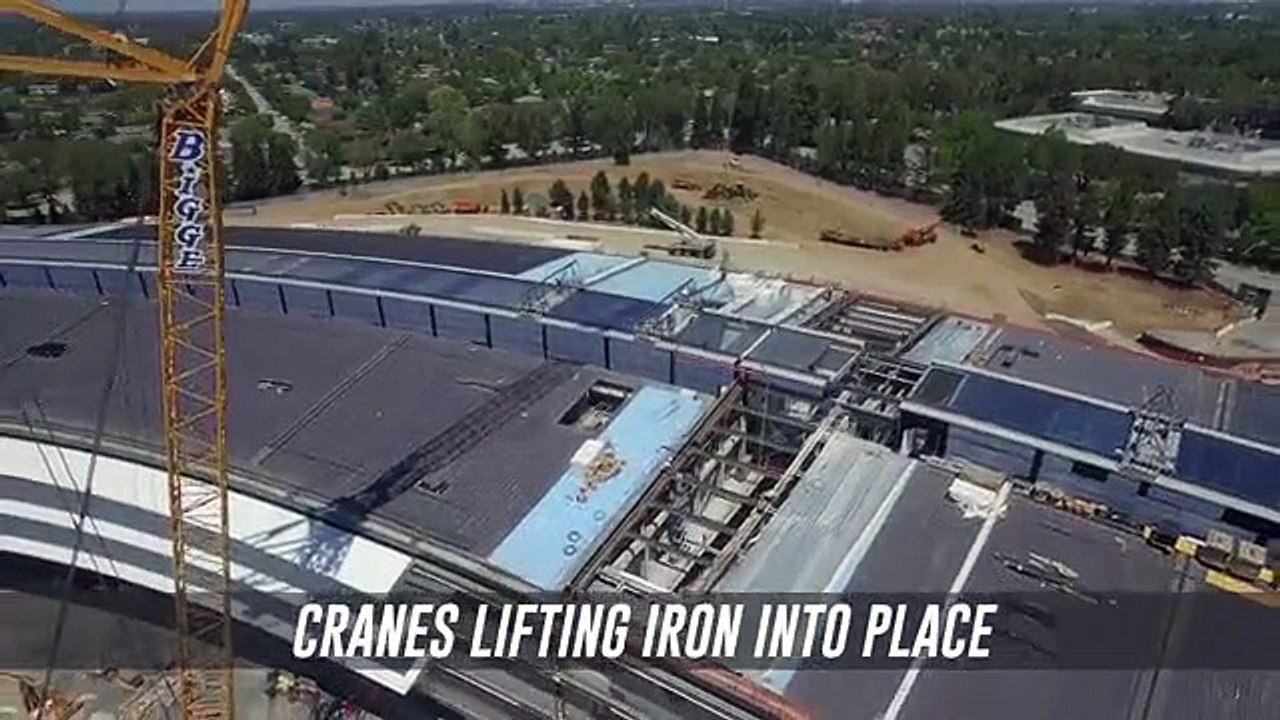 Nova 'casa' da Apple mais perto de ser completada