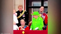 Rainha Isabel II dá ordem e neto obedece