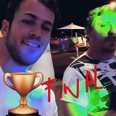 David Carreira festeja vitória de Portugal ao lado de Carolina Loureiro