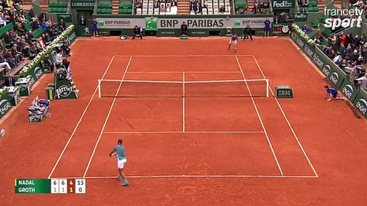 Rafa Nadal faz ponto impossível frente Nick Kyrgios