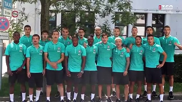 Sub-19 gravam mensagem de apoio e imitam Ronaldo