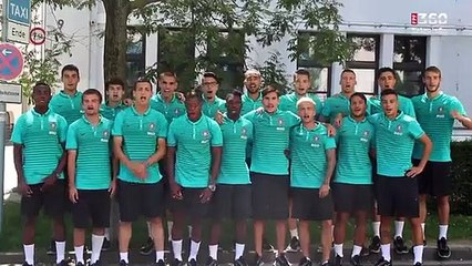 Sub-19 gravam mensagem de apoio e imitam Ronaldo