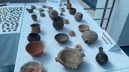 “Anadolu” operasyonunda ele geçirilen tarihi eserler göz kamaştırdı