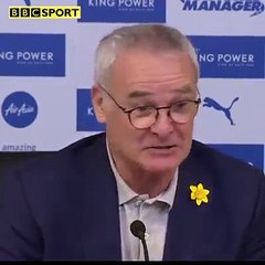 A forma curiosa como Ranieri repreende os seus jogadores