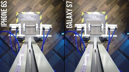 Galaxy S7 e iPhone 6s em teste de queda. Qual o mais resistente?