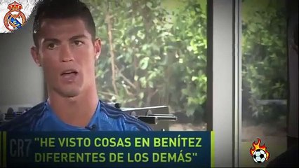 Perguntara-lhe sobre Rafa Benítez e Cristiano Ronaldo… riu-se