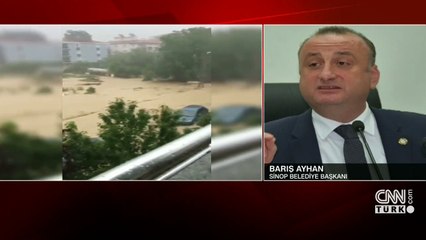 Sinop'ta sağanak su baskınlarına neden oldu! Ayancık'ta sel meydana geldi