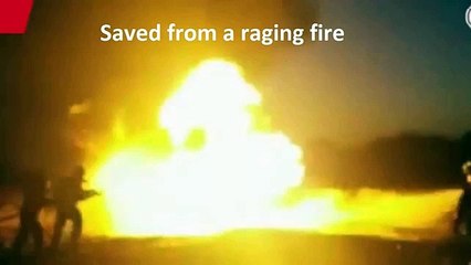 Equipa de reportagem salva condutor no último momento