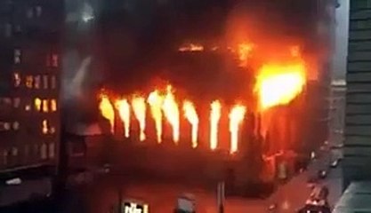 Chamas destruíram igreja ortodoxa