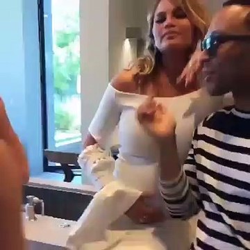 Kim Kardashian planeia 'baby shower' da filha de John e Chrissy