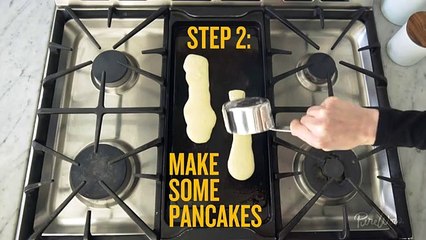 Panquecas de bacon? Sim, é possível