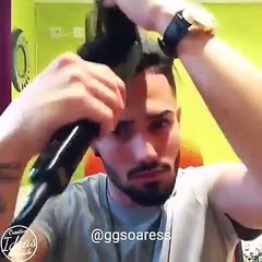 Beleza Masculina: Como pentear cabelo mais comprido em cima