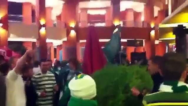 Adeptos do Celtic cantam música de Jorge Cadete