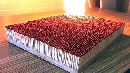 6000 fósforos a arder