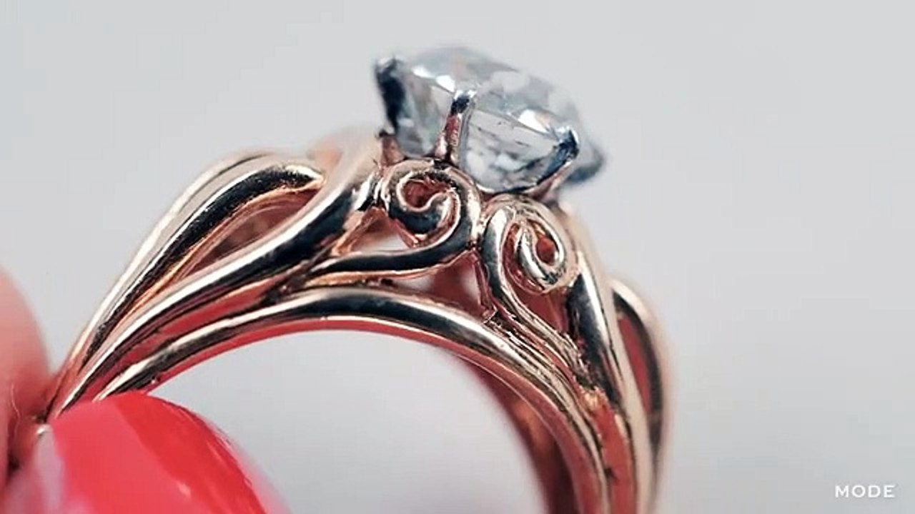 100 anos de anéis de noivado