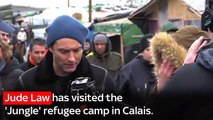 Jude Law visita campo de refugiados