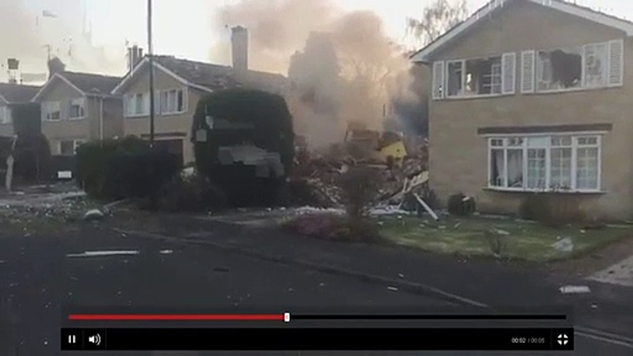 Explosão de casa em North Yorkshire