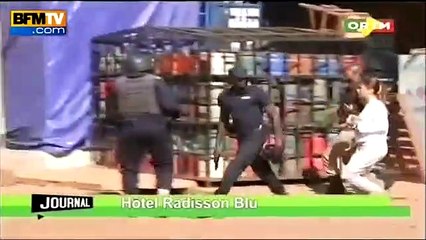 Reféns libertados de hotel Radisson