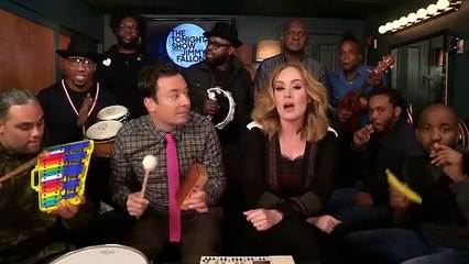 Adele e Jimmy Fallon fazem dueto e cantam 'Hello'