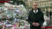 Emoção apodera-se de jornalista em direto de Paris
