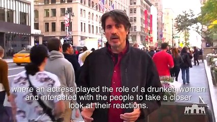 O que se segue a uma mulher embriaga no meio da rua?