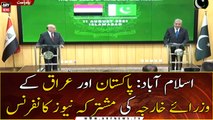 Islamabad: Joint news conference of Pakistan and Iraq foreign ministers