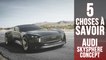 Audi Skysphere, 5 choses à savoir sur un concept de roadster de luxe
