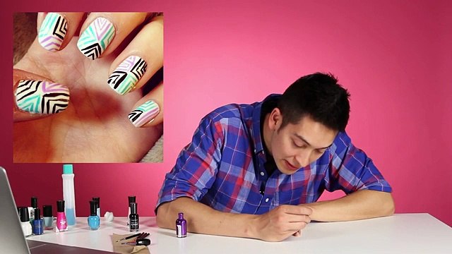 Se para os homens é difícil pintar unhas, quanto mais imitar profissionais