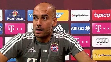 Guardiola abandona conferência de imprensa