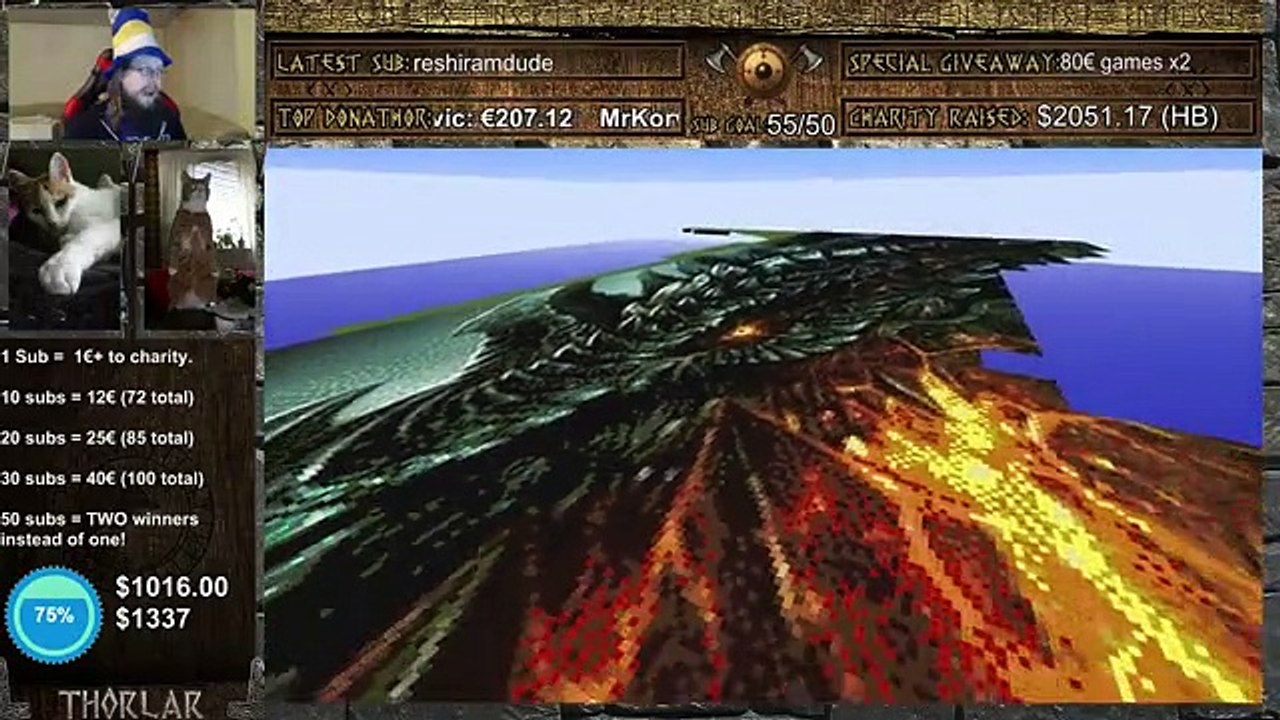 Construção de Minecraft bate recorde