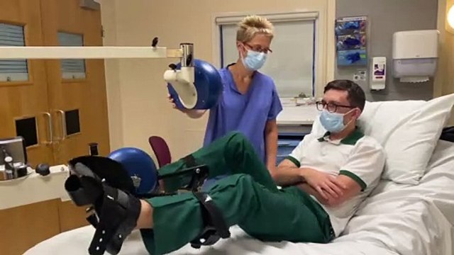 Blackpool Victoria Hospital charity funds £12,000 cycling equipment for critically ill patients