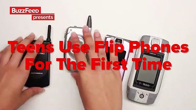 Jovens desafiados a usar telemóveis antigos. Veja as reações