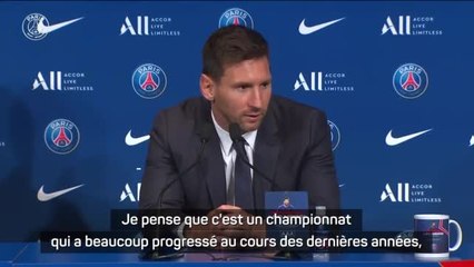 PSG - Messi : "La Ligue 1 a beaucoup progressé"