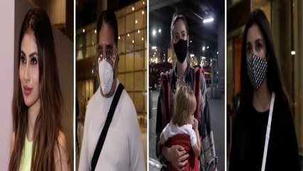 Parineeti Chopra, Mouni Roy, Kamal Hassan & Kalki Koechlin Snapped At The Airport