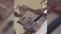 Sahil Güvenlik Komutanlığı'ndan selde mahsur kalan vatandaşlara helikopter desteği