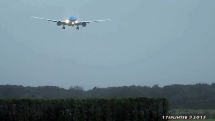 Forte tempestade compromete aterragem na holanda