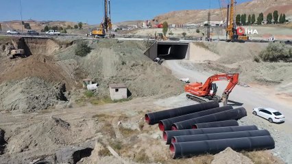 ASKİ, Bağlıca Bulvarı - Çevre Yolu bağlantısı için altyapı mesaisinde