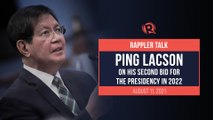 Rappler Talk: Ping Lacson on his second bid for the presidency in 2022