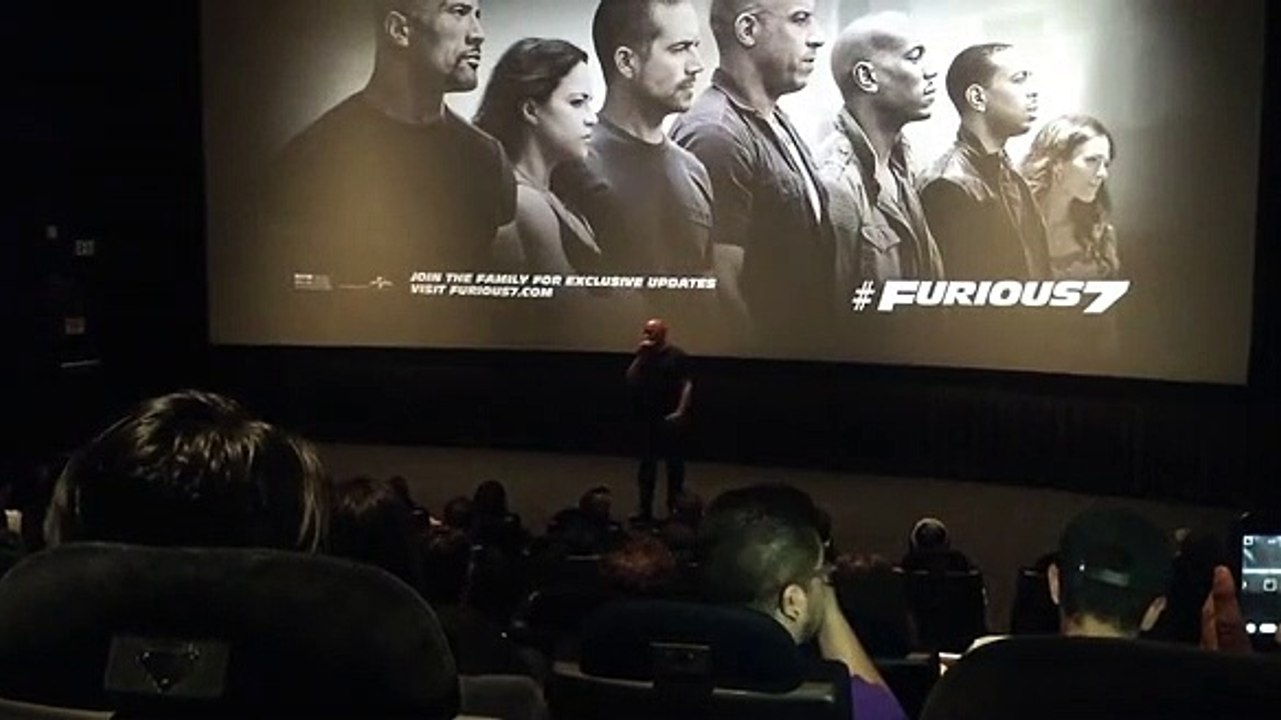 vin diesel, paul walker, screening