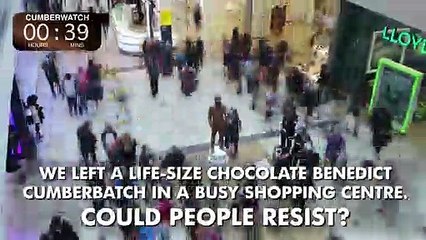 Quem resiste a um Benedict Cumberbatch de chocolate?